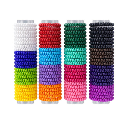 Резинки для волос НАБОР 100 шт, 5 см, пружинки, яркие цвета, MONTE VITA (МОНТЕ ВИТА), 458877 - фото 2