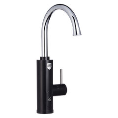 Водонагреватель проточный электрический ROYAL THERMO QuickTap, 3,3 кВт, 1,48 л/м, кран, черный