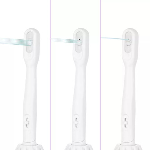 Ирригатор для полости рта KITFORT КТ-2958-2, портативный, емкость резервуара 0,2 л, 3 насадки, белый - фото 4