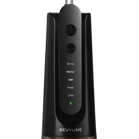 Ирригатор для полости рта REVYLINE RL 670, емкость резервуара 0,27 л, 2 насадки, черный, 9102 - фото 3