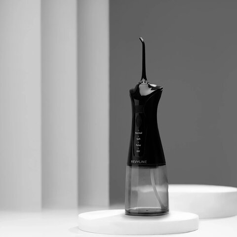 Ирригатор для полости рта REVYLINE RL 220, емкость резервуара 0,3 л, 2 насадки, черный, 7944 - фото 12