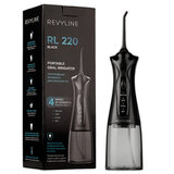 Ирригатор для полости рта REVYLINE RL 220, емкость резервуара 0,3 л, 2 насадки, черный, 7944