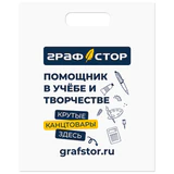 Пакет презентационно-упаковочный ГРАФСТОР, 35х40 см, усиленная ручка, 508273