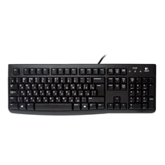 Клавиатура проводная LOGITECH K120, USB, 104 клавиши, черная