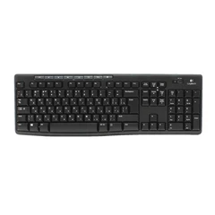 Набор беспроводной LOGITECH MK270, клавиатура, мышь 2 кнопки + 1 колесо-кнопка, черный