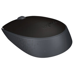 Мышь беспроводная LOGITECH M171, 2 кнопки + 1 колесо-кнопка, оптическая, черная