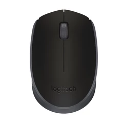 Мышь беспроводная LOGITECH M171, 2 кнопки + 1 колесо-кнопка, оптическая, черная
