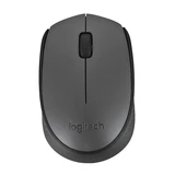 Мышь беспроводная LOGITECH M170, 2 кнопки + 1 колесо-кнопка, оптическая, черная