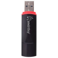 Флеш-диск 8 GB, SMARTBUY Crown, USB 2.0, черный, SB8GBCRW-K