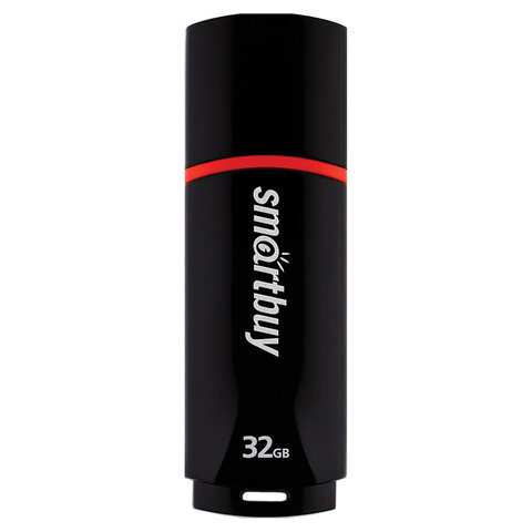 Флеш-диск 32 GB, SMARTBUY Crown, USB 2.0, черный, SB32GBCRW-K - фото 3