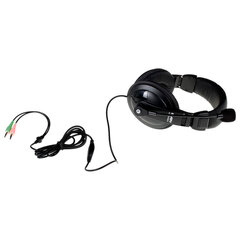 Наушники с микрофоном (гарнитура) SVEN AP-860MV, проводные, 2 м, с оголовьем, черные, SV-0410860