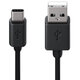 Кабель USB 2.0 AM – TypeC, 1 м, RED LINE, для подключения портативных устройств и периферии, черный