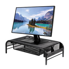 Подставка для ноутбука, монитора, принтера BRAUBERG &laquo;Germanium&raquo; металлическая, 50&times;30&times;14, 512611