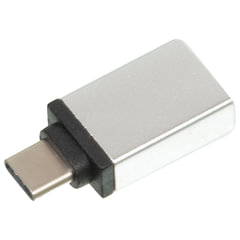 Переходник USB-TypeC RED LINE, F-M, для подключения портативных устройств, OTG, серый