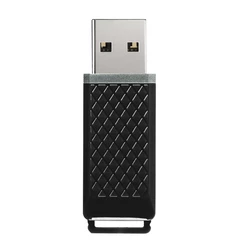 Флеш-диск 8 GB, SMARTBUY Quartz, USB 2.0, черный, SB8GBQZ-K
