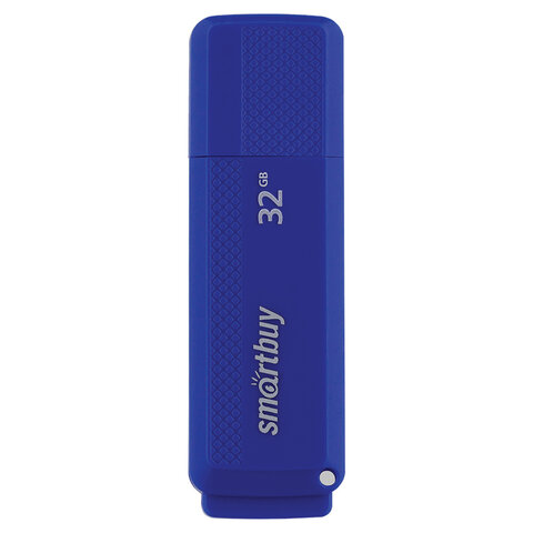 Флеш-диск 32 GB, SMARTBUY Dock, USB 2.0, синий, SB32GBDK-B