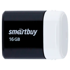 Флеш-диск 16 GB, SMARTBUY Lara, USB 2.0, черный, SB16GBLARA-K