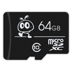 Карта памяти micro SDXC, 64 GB, SMARTBUY, 10 Мб/<wbr/>сек. (class 10), с адаптером, SB64GBSDCL10-01