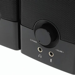 Колонки компьютерные SVEN SPS-603, 2.0, 2&times;3 Вт, дерево, черные, SV-015183