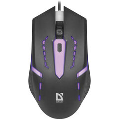 Мышь проводная DEFENDER Flash MB-600L, 800-1200 dpi, 4 кнопки + 1 колесо-кнопка, оптическая, черная