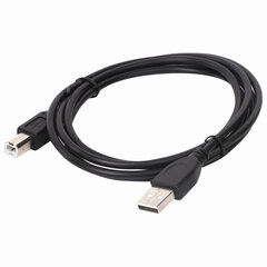 Кабель USB2.0 AM-BM, 1,5 м, SONNEN, медь, для подключения периферийных устройств &mdash; принтеров, сканеров, МФУ, плоттеров, черный, 513118