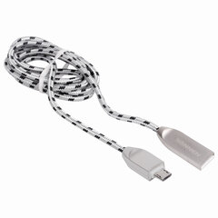Кабель USB 2.0 – micro USB, 1 м, SONNEN Premium, медь, передача данных и быстрая зарядка, 513125