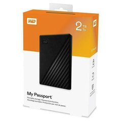 Внешний жесткий диск WD My Passport 2TB, 2.5", USB 3.0, черный, WDBYVG0020BBK-WESN