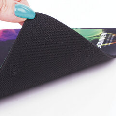 Коврик для мыши SONNEN &laquo;SMOKE&raquo;, резина + ткань, 220&times;180&times;3 мм, 513289