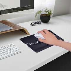 Коврик для мыши SONNEN &laquo;DROPS&raquo;, резина + ткань, 220&times;180&times;3 мм, 513290