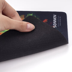 Коврик для мыши SONNEN &laquo;EXPLOSIVE&raquo;, резина + ткань, 220&times;180&times;3 мм, 513291