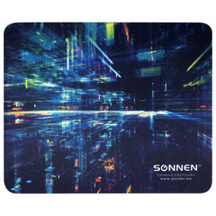 Коврик для мыши SONNEN &laquo;SINGULARITY&raquo;, резина + ткань, 220&times;180&times;3 мм, 513293