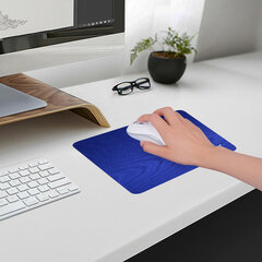Коврик для мыши SONNEN &laquo;BLUE&raquo;, резина + ткань, 220&times;180&times;3 мм, 513308
