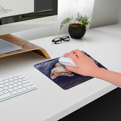 Коврик для мыши SONNEN &laquo;KITTEN&raquo;, резина + ткань, 220&times;180&times;3 мм, 513313