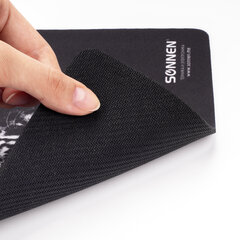 Коврик для мыши SONNEN &laquo;LEOPARD&raquo;, резина + ткань, 220&times;180&times;3 мм, 513314