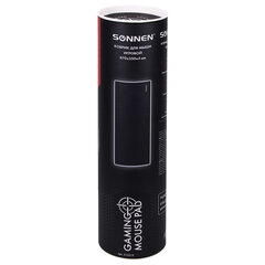 Коврик для мыши и клавиатуры большой SONNEN &laquo;WIDE RANGE&raquo;, резина + ткань, 870&times;350&times;4 мм, чёрный, 513315