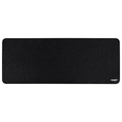 Коврик для мыши и клавиатуры большой SONNEN &laquo;WIDE RANGE&raquo;, резина + ткань, 870&times;350&times;4 мм, чёрный, 513315