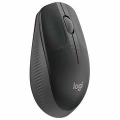 Мышь беспроводная LOGITECH M190, 2 кнопки + 1 колесо-кнопка, оптическая, черно-серая