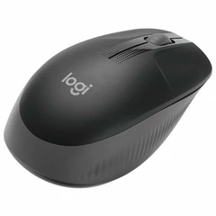 Мышь беспроводная LOGITECH M190, 2 кнопки + 1 колесо-кнопка, оптическая, черно-серая