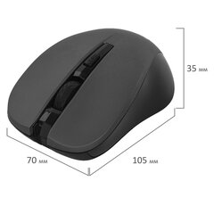 Мышь беспроводная с бесшумным кликом SONNEN V18, USB, 800/<wbr/>1200/<wbr/>1600 dpi, 4 кнопки, черная, 513514
