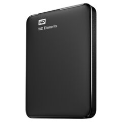 Внешний жесткий диск WD Elements Portable 2TB, 2.5", USB 3.0, черный, WDBU6Y0020BBK-WESN