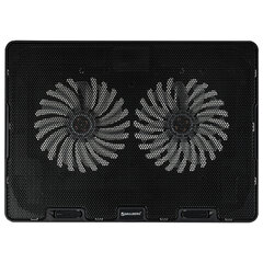 Подставка для ноутбука с охлаждением, 2 порта USB-A, LED-подсветка, 352&times;252 мм, BRAUBERG, 513617