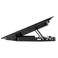 Подставка для ноутбука с охлаждением, 2 порта USB-A, LED-подсветка, 352&times;252 мм, BRAUBERG, 513617