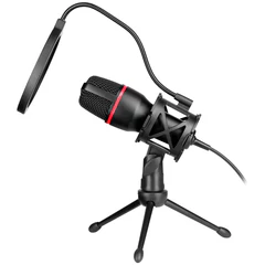 Микрофон игровой DEFENDER Forte GMC 300, кабель 2,4 м, 120 дБ, с мембраной, для стриминга