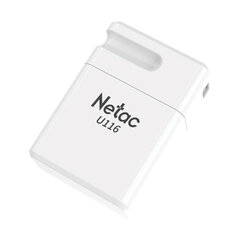 Флеш-диск 16 GB NETAC U116, USB 2.0, белый, NT03U116N-016G-20WH
