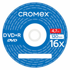 Диск DVD+R (плюс) CROMEX (КРОМЕКС), 4,7 Gb, 16x, Bulk (термоусадка без шпиля), КОМПЛЕКТ 50 шт., 513774