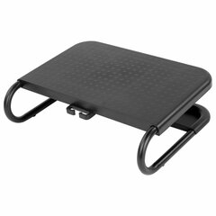 Подставка для монитора, ноутбука 380&times;295&times;110 мм, металлическое основание, черная, BRAUBERG, 513790