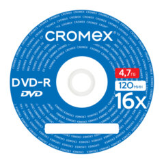 Диск DVD-R в конверте КОМПЛЕКТ 50 шт., 4,7 Gb, 16x, CROMEX (КРОМЕКС), 513798