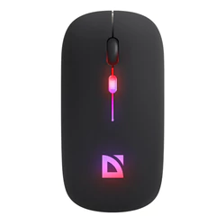 Мышь беспроводная DEFENDER TOUCH MM-997, USB, 3 кнопки+1 колесо-кнопка, оптическая, черная