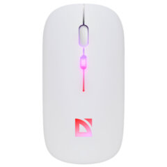 Мышь беспроводная DEFENDER TOUCH MM-997, USB, 3 кнопки+1 колесо-кнопка, оптическая, белая