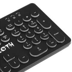 Клавиатура проводная игровая DEFENDER OZOTH GK-106, USB, 104 клавиши, с подсветкой, черная